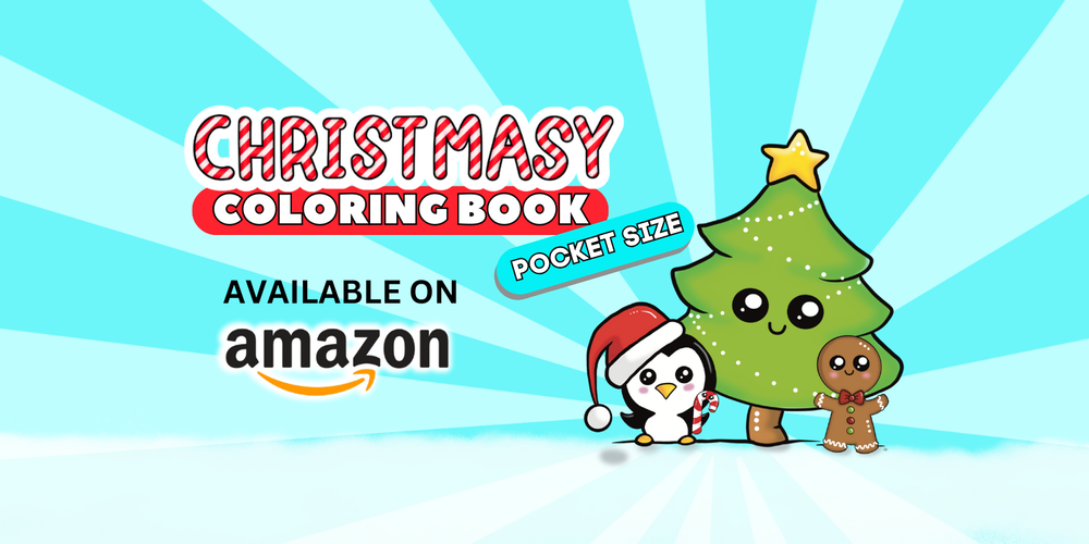 My New Christmasy Coloring Book is Pocket Sized!