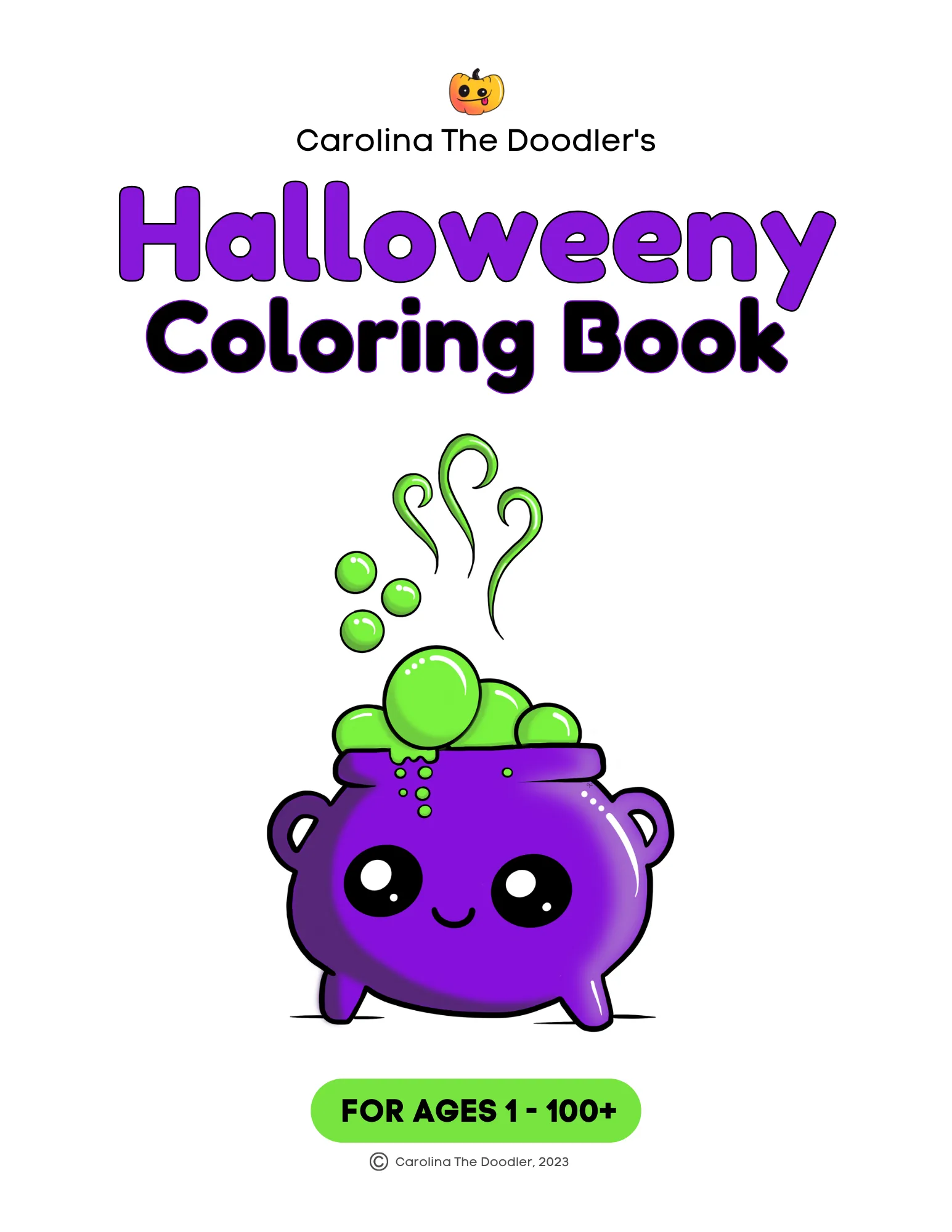 Halloweeny Coloring Book - Image 1