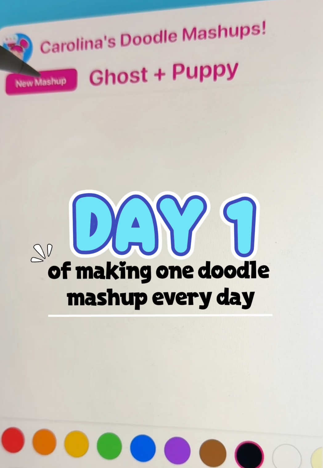 New daily habit — ghost and puppy